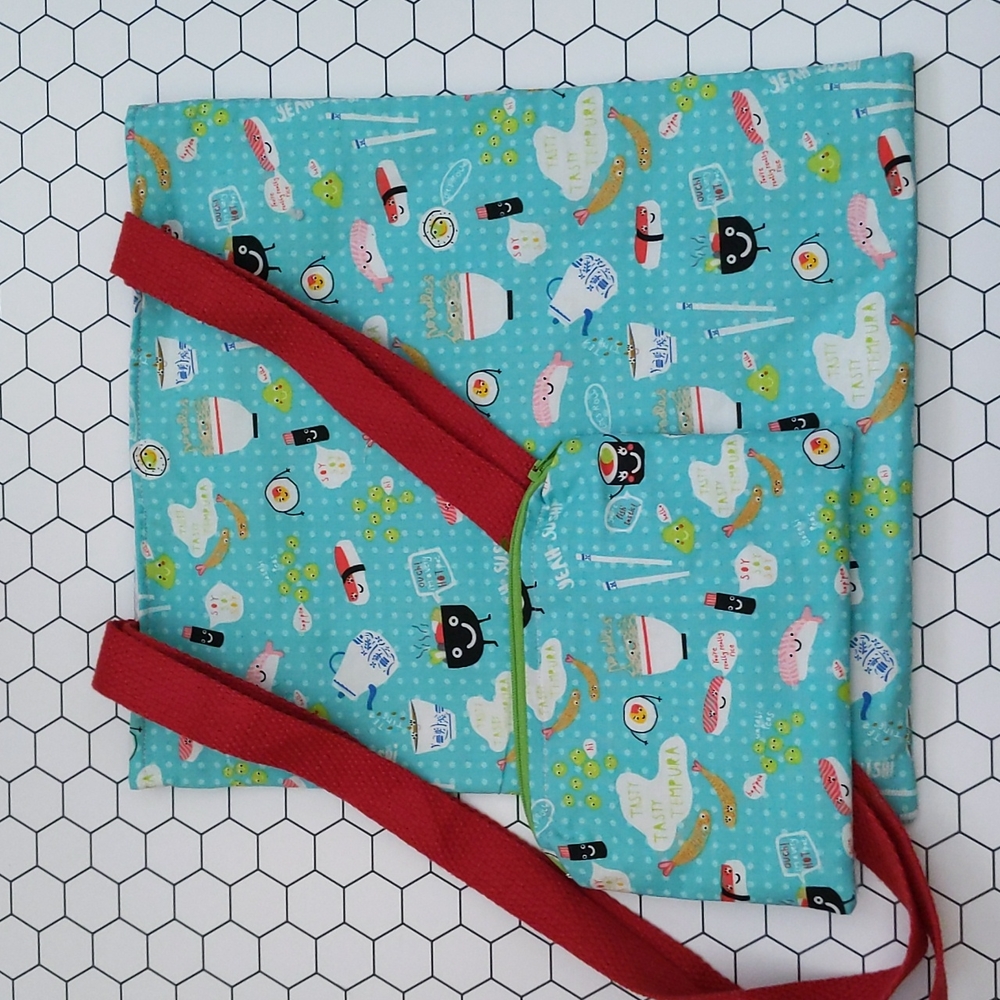 Japanese food tote and pouch
